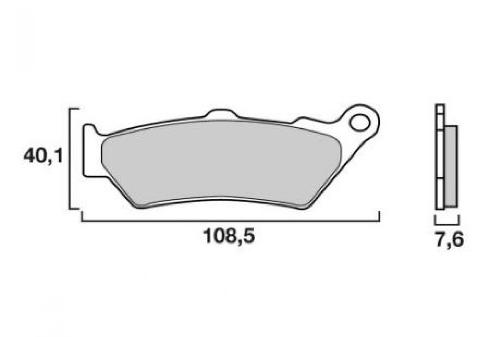 Plaquette frein Brembo R1200, K1600, F650/700/750/800/850