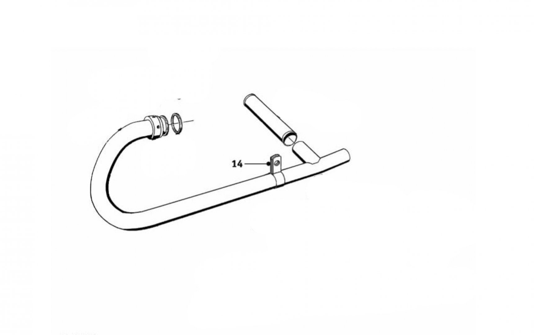 Collier Fixation Tube Echappement R50....R69S