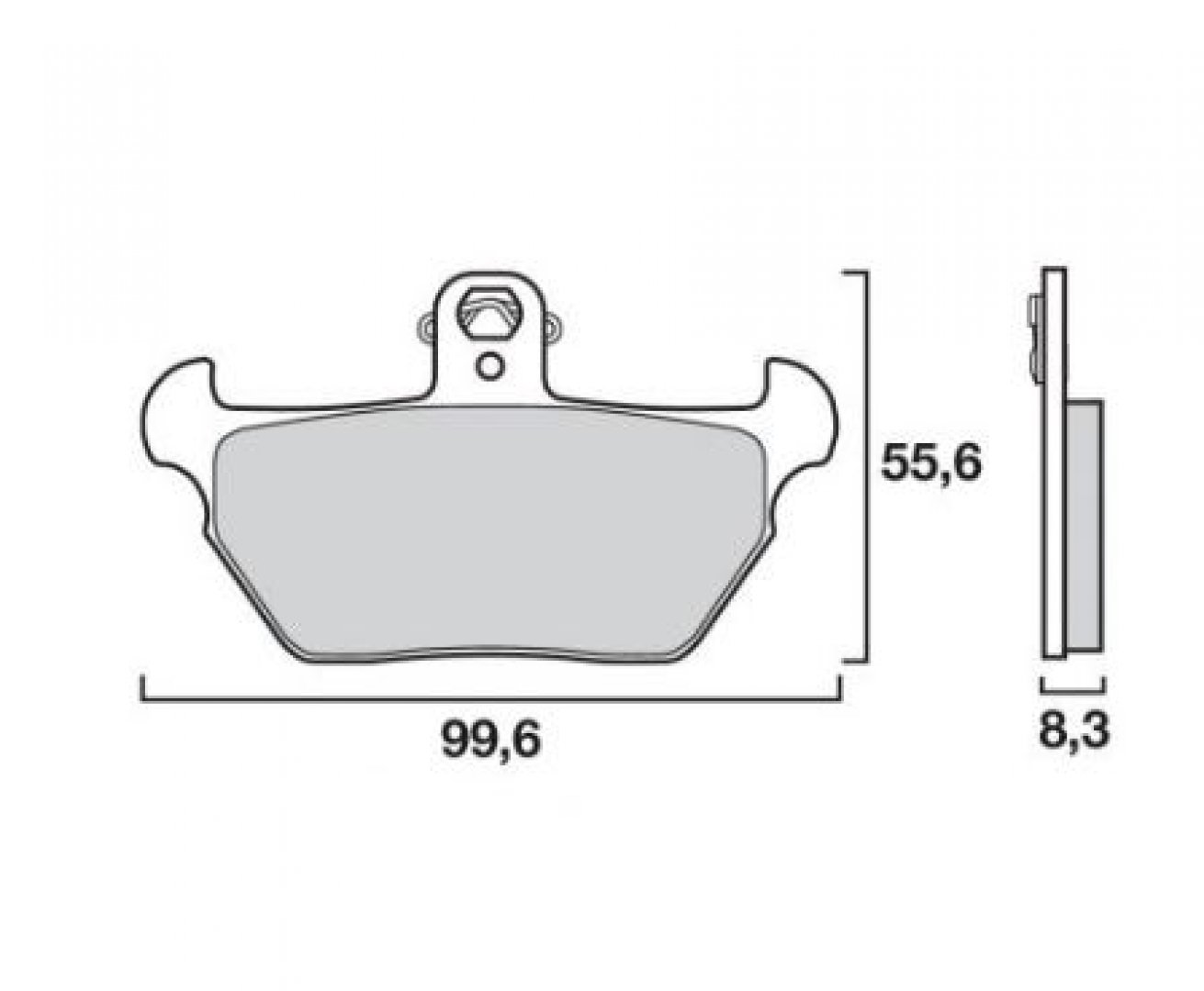 Plaquette Frein avant R100R R1100 K1100...