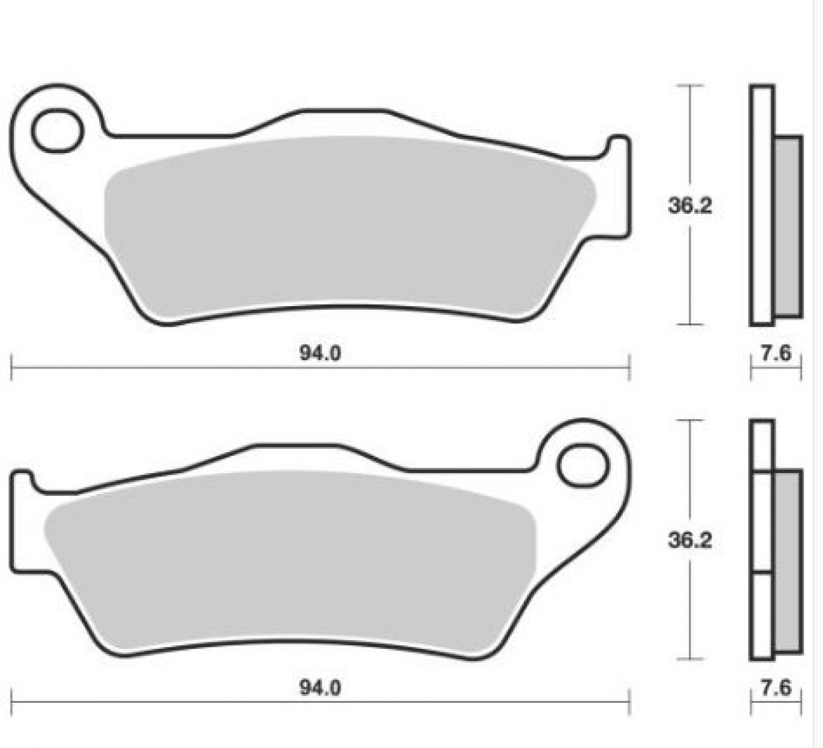 Plaquette Arrière  NineT, R1200, R1150...