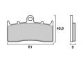 Plaquette Frein Avant R1100/1150/1200, K1200/1300/1600