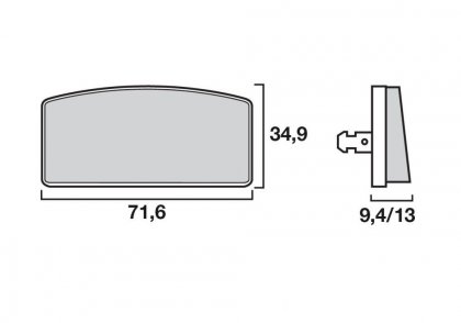 Plaquettes Etrier avant ATE