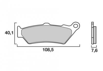 Plaquette frein Brembo R1200, K1600, F650/700/750/800/850