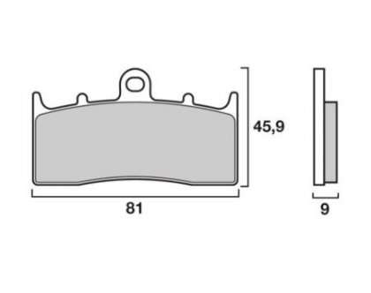 Plaquette Frein Avant R1100/1150/1200, K1200/1300/1600
