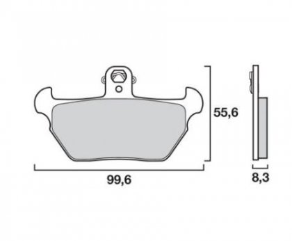 Plaquette Frein avant R100R R1100 K1100...