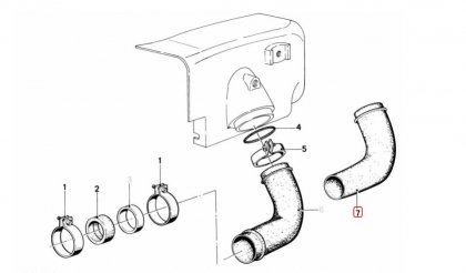 Pipe d'Admission 500cc 600cc S&eacute;rie 5 /6 /7